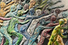 Unaufhaltsam - Once it started (detail) - by Monika Wesselmann
